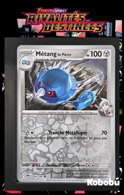 Carte Pokemon Metang de Pierre 144/182 Reverse EV10 Rivalites Destinees DRI - Image 1
