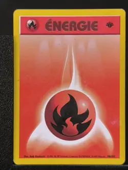 Carte Pokemon Energie Feu 98/102 Edition 1 Ed 1 Set De Base Wizards - Image 2