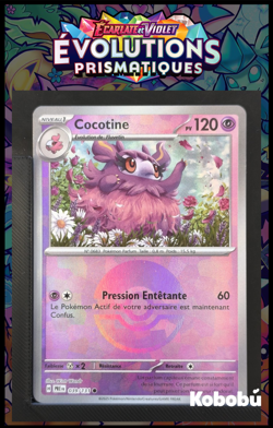 Carte Pokemon Cocotine 039/131 Reverse PokeBall EV8.5 Evolutions Prismatiques - Image 1