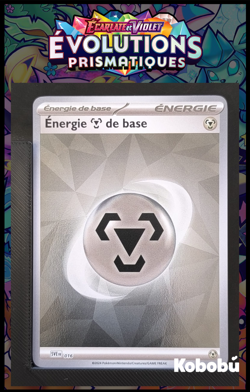 Carte Pokemon Energie Acier 016 SVE FR Reverse EV8.5 Evolutions Prismatiques - Image 1