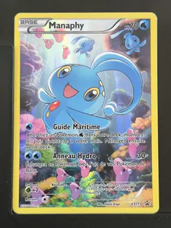 Carte Pokemon Manaphy XY113 Promo Bloc XY Full Art FRANCAIS Black Star - Image 2