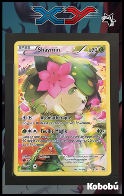 Carte Pokemon Shaymin XY115 Promo Bloc XY Full Art FRANCAIS Black Star - Image 1