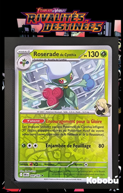 Carte Pokemon Roserade 008/182 Holo Reverse EV10 Rivalites Destinees DRI - Image 1