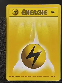 Carte Pokemon Energie Electrique 100/102 Edition 1 Ed 1 Set De Base Wizards - Image 2