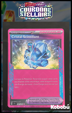 Carte Pokemon Cristal Scintillant 142/142 EV7 Couronne Stellaire SCR - Image 1