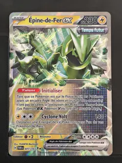 Carte Pokemon Epine-de-Fer EX 077/167 EV6 Mascarade Crepusculaire TWM - Image 2
