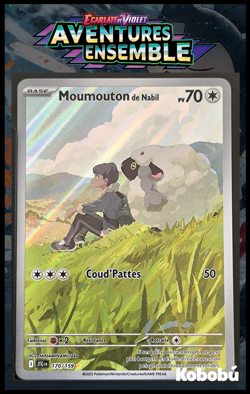 Carte Pokemon Moumouton de Nabil 170/159 EV9 Aventures Ensemble JTG - Image 1