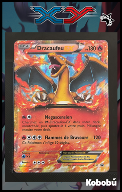 Carte Pokemon Dracaufeu XY17 Promo Bloc XY Full Art FRANCAIS Black Star - Image 1