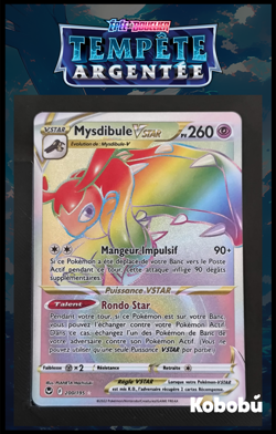Carte Pokemon Mysdibule VStar 200/195 EB12 Tempete Argentee Epee Bouclier - Image 1