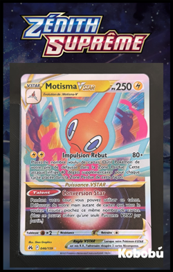 Carte Pokemon Motisma VStar 046/159 EB12.5 Zenith Supreme Epee Bouclier - Image 1