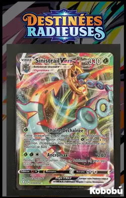 Carte Pokemon Sinistrail VMAX 010/072 EB4.5 Destinees Radieuses - Image 1