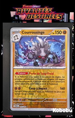 Carte Pokemon Courrousinge 092/182 Holo Reverse EV10 Rivalites Destinees DRI - Image 1