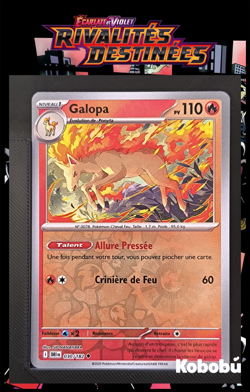 Carte Pokemon Galopa 030/182 Reverse EV10 Rivalites Destinees DRI - Image 1