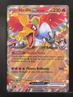 Carte Pokemon Ho-Oh EX de Luth 039/182 EV10 Rivalites Destinees DRI - Image 2