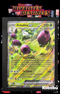 Carte Pokemon Arboliva EX 023/182 EV10 Rivalites Destinees DRI Ecarlate Violet - Image 1