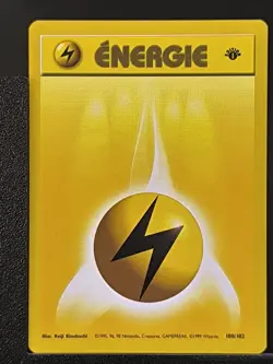 Carte Pokemon Energie Electrique 100/102 Edition 1 Ed 1 Set De Base Wizards - Image 2