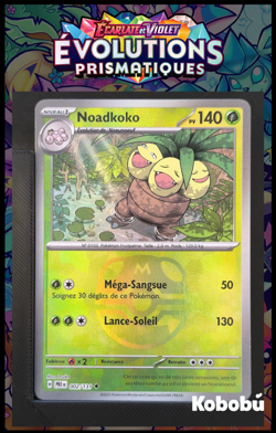 Carte Pokemon Noadkoko 002/131 Reverse MasterBall EV8.5 Evolutions Prismatiques - Image 1