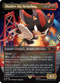 Shadow the Hedgehog (Secret Lair) PROMO NM Mythic Rare MAGIC MTG CARD ABUGames - Image 1