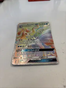 Pokemon Alolan Ninetales GX 150/145 Guardians Rising Holo Card Secret Rare - Image 2
