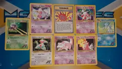 8 Vintage Sabrina's Pokemon Card Lot #1 Featuring Mr. Mime And Friends NM/LP - Image 1