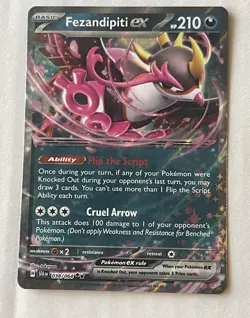 Fezandipity ex 038/064 Double Rare Pokemon TCG Card Shrouded Fable NM Holo - Image 1