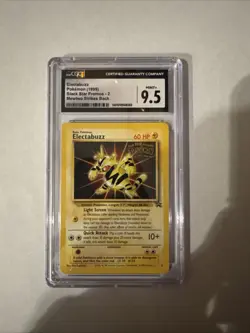 CGC 9.5 MINT+ Electabuzz # 2 WOTC Black Star PROMO Pokemon Card - Image 1