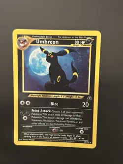 Umbreon 13/75 Neo Discovery Holo Wotc Pokemon Card - Image 1
