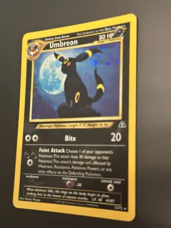 Umbreon 13/75 Neo Discovery Holo Wotc Pokemon Card - Image 2