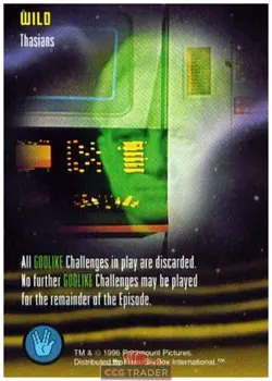 Star Trek The Card Game Thasians Near-Mint/NM Very Rare - Image 1