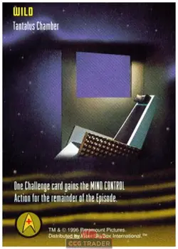 Star Trek The Card Game Tantalus Chamber Near-Mint/NM Very Rare - Image 1