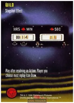 Star Trek The Card Game Slingshot Effect Near-Mint/NM Very Rare - Image 1