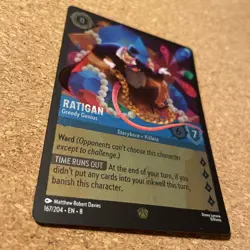 Ratigan - Greedy Genius 167/204 Reign of Jafar Legendary Disney Lorcana Card - Image 2