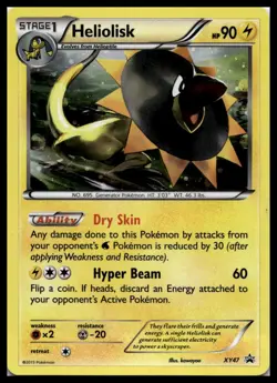 Heliolisk XY47 XY Promos Pokemon Card | NM - Image 1