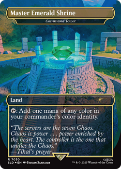 Master Emerald Shrine | Command Tower (Secret Lair) FOIL PROMO NM CARD ABUGames - Image 1