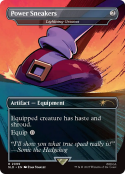 Power Sneakers | Lightning Greaves (Secret Lair) FOIL PROMO NM CARD ABUGames - Image 1