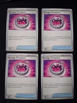 x4 Strange Timepiece Playset - ME01: Mega Evolution (MEG) Near Mint Card - Image 1