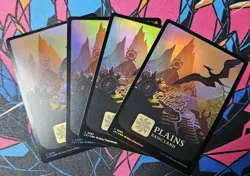 4x Plains x4 NM Foil MTG 0287 Lost Caverns of Ixalan Unplayed Magic Gathering - Image 1