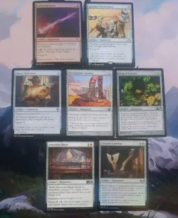 7x MTG Poweful Equipment Spells! *Foils* All NM Mint! Ships Fast! - Image 1