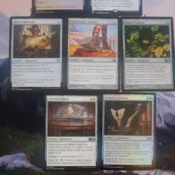 7x MTG Poweful Equipment Spells! *Foils* All NM Mint! Ships Fast! - Image 2