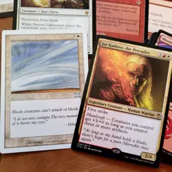 COMMANDER DECK Magic MTG ALL 100 Cards Protection from Colors theme Red & White - Image 1