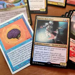COMMANDER DECK Magic MTG ALL 100 Cards Protection from Colors theme Red Blue Fun - Image 1