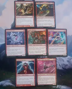 7x MTG Red Creature Spells! Rare Goblin - All NM Mint! Ships Fast! - Image 1