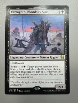 Varragoth, Bloodsky Sire | #115 | R | NM | Kaldheim MTG Magic The Gathering - Image 1