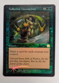 Magic Mtg FOIL Mercadian Masques Collective Unconscious near mint - Image 1