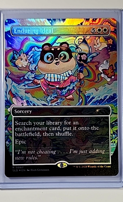 2024 MTG Magic the Gathering Secret Lair Borderless Foil #887 Enduring Ideal - Image 1