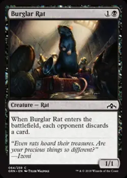 Burglar Rat - Near Mint MTG Guilds of Ravnica - Image 1