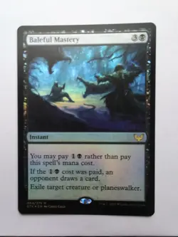 MTG Baleful Mastery (STX) Strixhaven: School of Mages Foil Rare 064/275 - Image 1