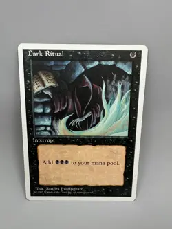 MTG Dark Ritual Fourth Edition Regular Common Magic The Gathering LP - Image 2