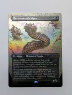 MTG Rottenmouth Viper (BLB) Bloomburrow Foil Mythic 0290 - Image 1