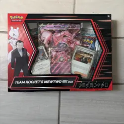 Mewtwo ex Team Rocket's Scarlet & Violet Pokemon TCG Box - Image 1
